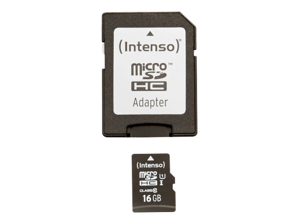 Intenso microSD 16GB 10/45 UHS-I ITO, Speicherkarte Nein