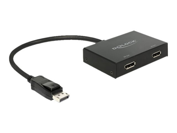 DeLOCK Splitter DisplayPort 1.2 in > 2x DisplayPort out,