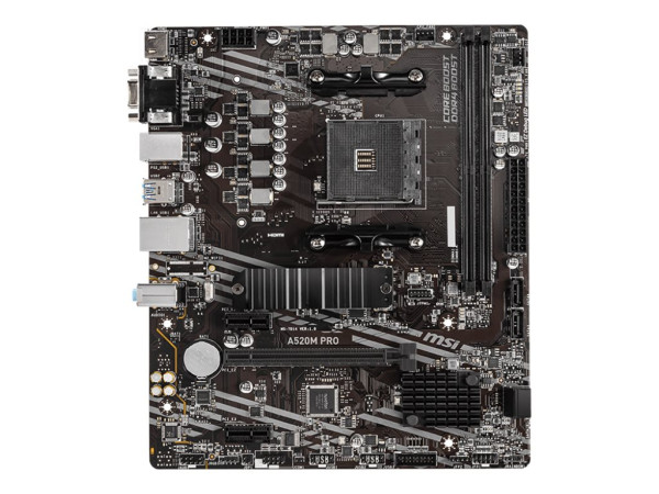 MSI A520M PRO A520 ÂÁATX 1x PCIe