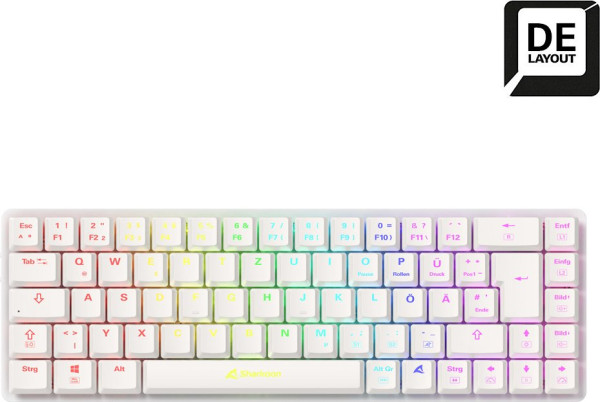 Sharkoon PureWriter W65 White Kailh Red DE