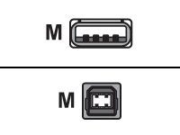 Kabel USB St."A"=>St."B" 3m, Sharkoon