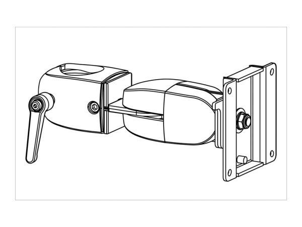 Ergotron Klemm Doppelgelenk +P/L für Flachbildschirme