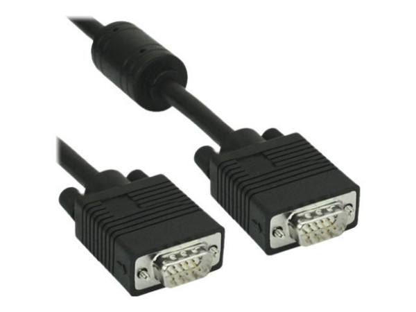 InLine® S-VGA Kabel, 15pol HD Stecker / Stecker, schwarz,