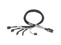 Kabel SAS 36pin 4i Mini Multilane -> 4x S-ATA, 1SAS-Sideband