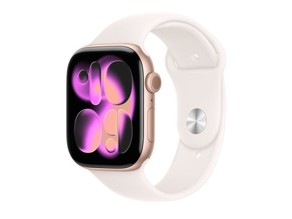 Apple Watch Series 11 (roségold, Aluminium, 46 mm,