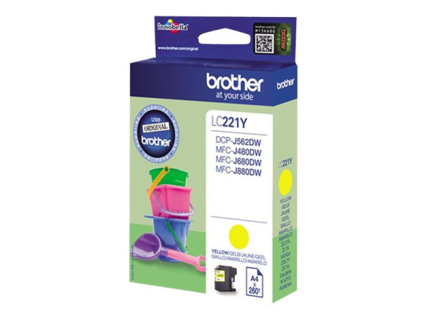 Brother Tinte YE LC-221Y