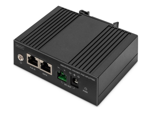 Digitus Digitus Gigabit Ethernet PoE Splitter, Industrial,