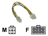 InLine« Strom Adapter intern, 4pol ATX1.3 Netzteil zu 8pol