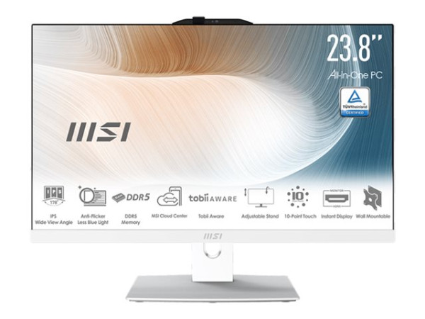 MSI Modern AM242P 1M-1206DE (weiß, Windows 11 Pro 64-Bit)
