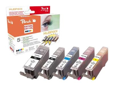 Peach Tinte MultiPack PI100-293 kompatibel zu Canon