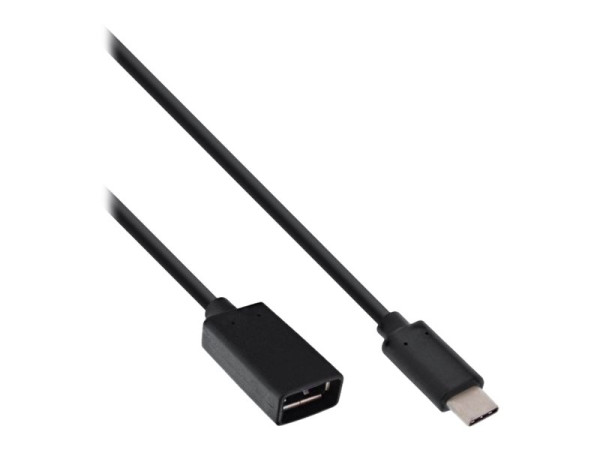 InLine USB 3.1 OTG Adapterkabel, Typ C Stecker an A Buchse,