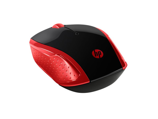 HP Wireless Mouse 200 rd | 2HU82AA#ABB schwarz/rot