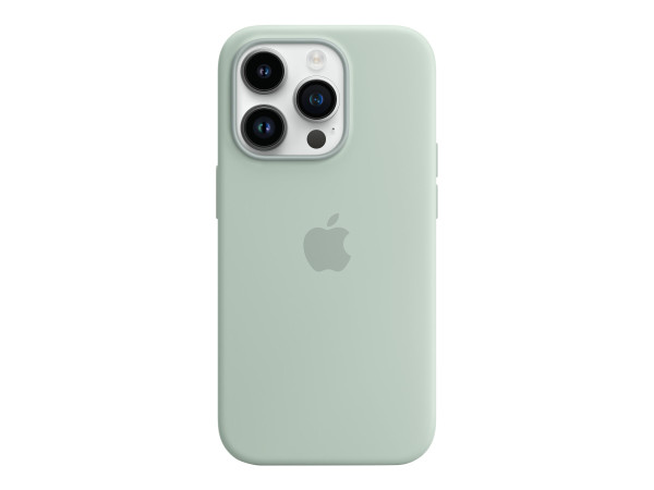 Apple Silikon Case iPhone 14 Pro gn mit MagSafe