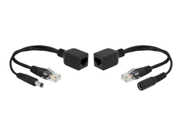 DeLOCK Netzwerka. Passiv PoE RJ45 DC | 5,5x2,1mm