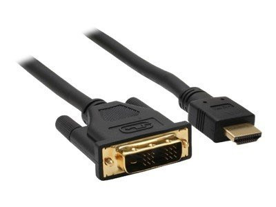 InLine® HDMI-DVI Kabel, vergoldete Kontakte, HDMI Stecker