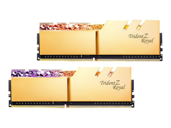 G.Skill D416GB 3200-16 Trident Z Royal K2 GSK gold,