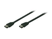 LogiLink e-SATA Cable, 2x male, black, 0,75m