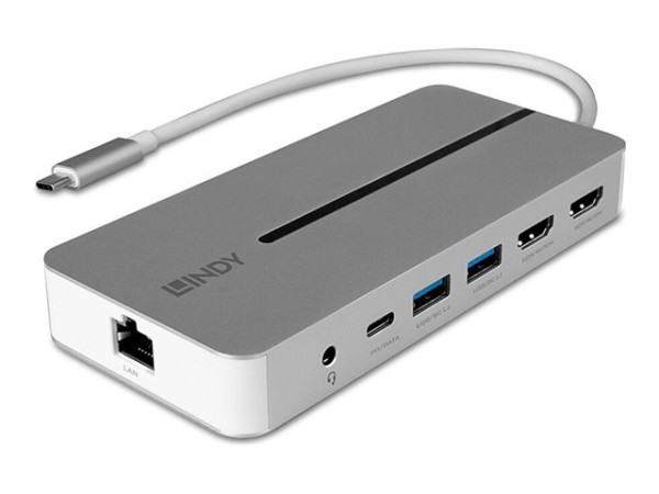 Lindy Lin DST-Mx Duo USB C Mini Docking 4K 43360