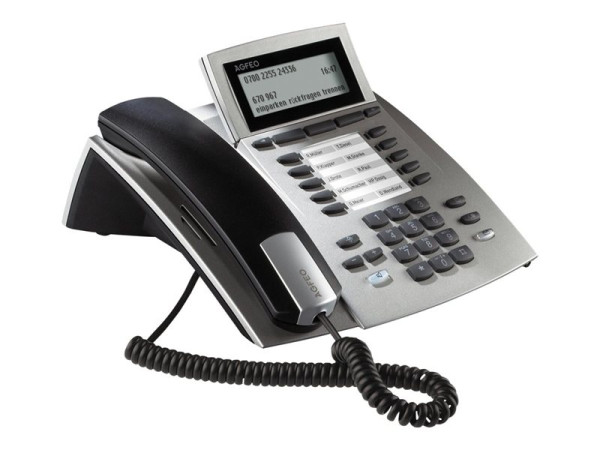 Festnetzprodukte ISDN Agfeo Systemtelefon ST 42, silber
