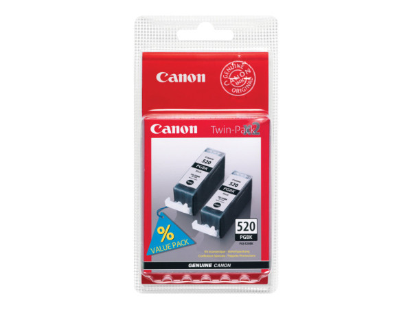 Patrone Canon PGI520BK Twin black pigmentiert 2932B012