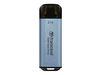Transcend ESD300C 512 GB, Externe SSD (hellblau, USB-C 3.2