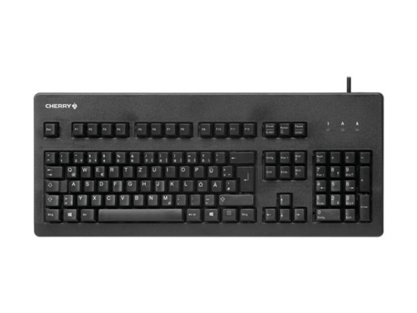 Tastatur Cherry G80-3000 LSCDE-2 klick PS/2 USB schwarz