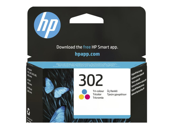 HP Tinte dreifarbig Nr. 302 (F6U65AE)