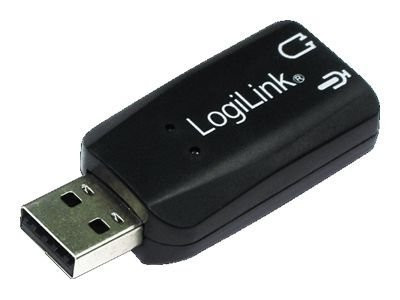 Soundkarte USB LogiLink 5.1 mit Virtual 3D Soundeffekt