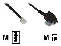 InLine® TAE-N Anschlußkabel, gebrückt, 6m