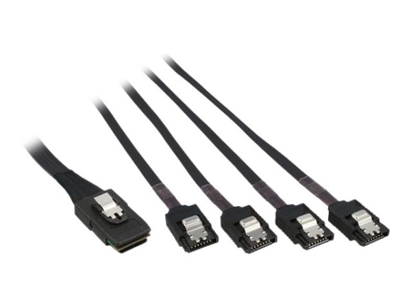 Kabel SAS Inline Mini-SAS (SFF8087) -> 4x SATA