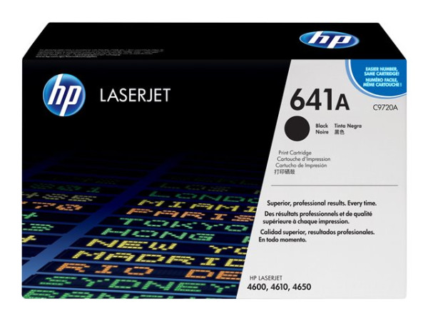 Toner HP C9720A Schwarz für HP LJ 4650