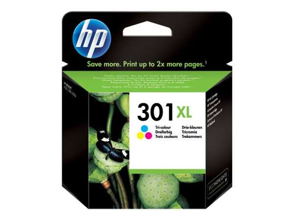 HP CH564EE|301 XL Druckkopfpatrone color High-Capacity, 330
