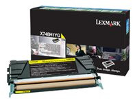 Lexmark Toner YE X748H1YG