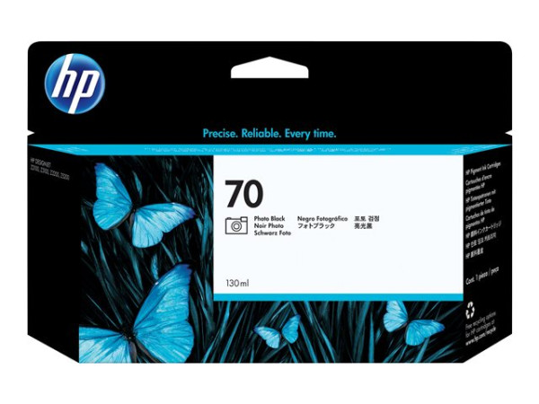 HP C9449A|70 Tintenpatrone schwarz Foto, Inhalt 130 ml für