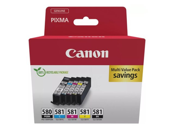 Canon Tinte Multipack PGI-580PGBK/CLI-581