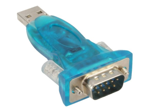 InLineÂ® USB zu Seriell Adapter, Stecker A an 9pol Sub D