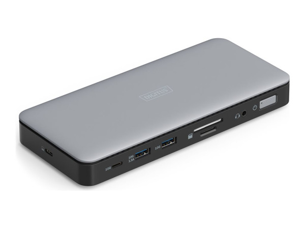 Digitus 11 Port USB-C Dockingstation (grau/schwarz)