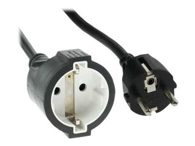 InLine® Schutzkontakt-Verlängerung Stecker / Buchse,