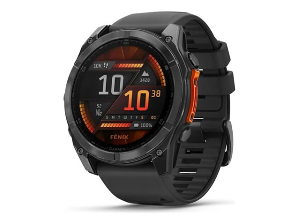 Garmin f?nix 8 - 51 mm, AMOLED (Schwarz/Schiefergrau,