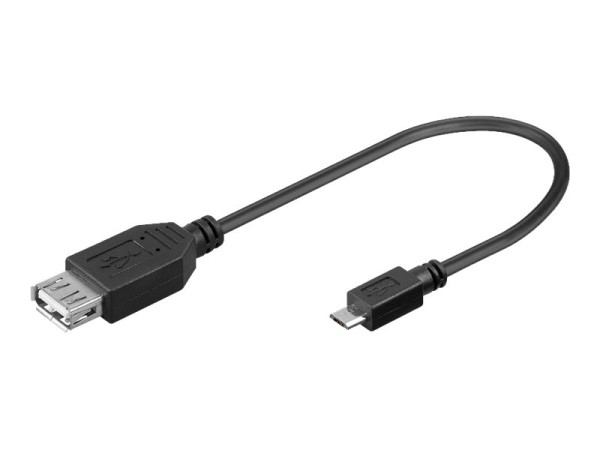 Goobay (ohne Kennzeichnung) USB ADAP A-F/MICRO-B M 0.20m USB