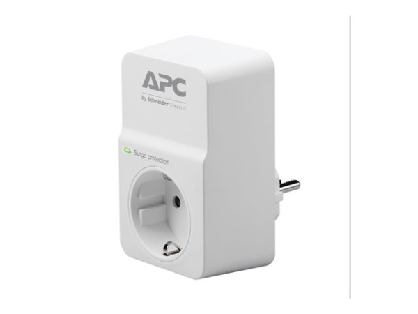 APC Essential SurgeArrest PM1W-GR, Steckdosenleiste weiß 1x