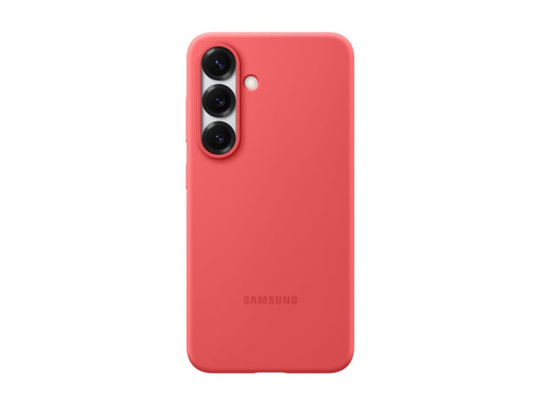 Samsung Silicone Case (rot, Samsung Galaxy S25)