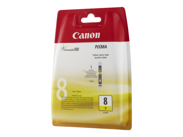 Tinte Canon CLI-8y yellow IP4200/IP5200/IP4300