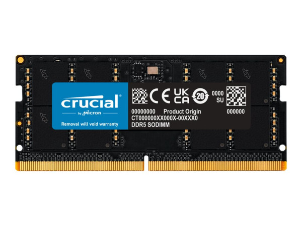 Crucial SO-DIMM 32 GB DDR5-5600 (1x 32 GB) (schwarz,