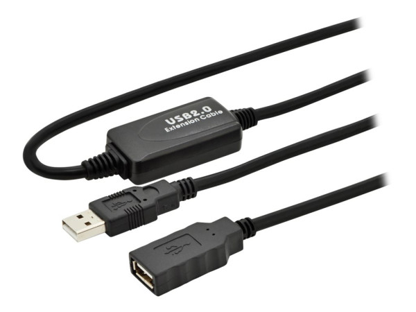 Digitus Digitus Aktives USB 2.0 Verlängerungskabel, 10m