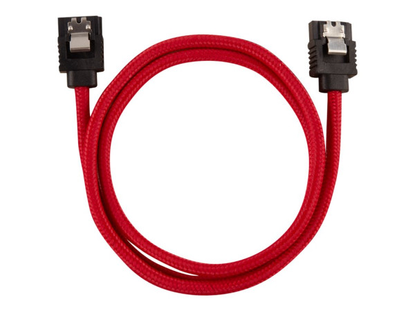 Corsair Premium Sleeved Sata Kabel 2er 60cm rot gerade