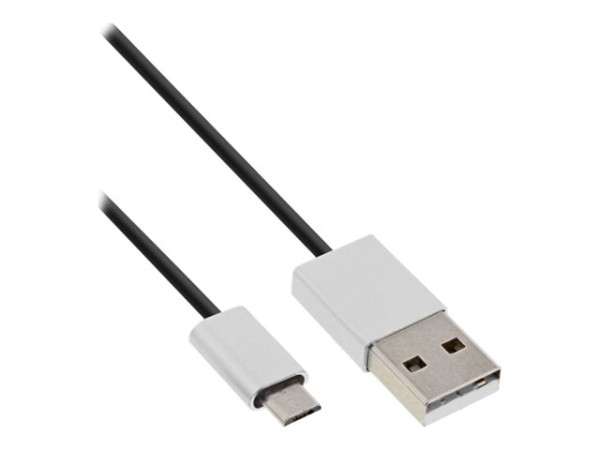 InLine Micro-USB 2.0 Kabel, USB-A Stecker an Micro-B Stecke