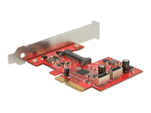 DeLOCK PCIe>2x USB 3.1 Gen2 key A 20P bu intern: