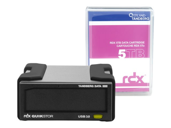 Tandberg RDX Dock inkl. 5TB USB3+ ex R |