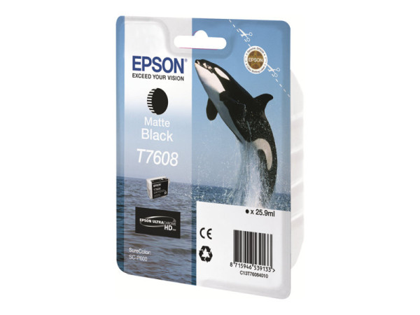 Epson Tinte Mattschwarz C13T76084010 Tinte Matt-Schwarz